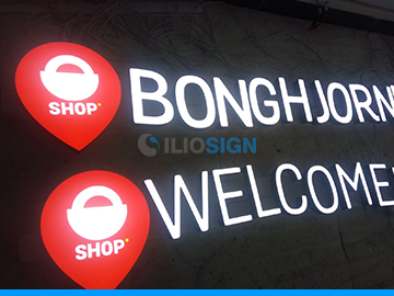 LED Reclame letters - front lit - WELCOME