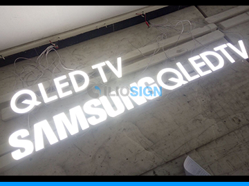 LED reclame letters - Front lit - QLEDTV