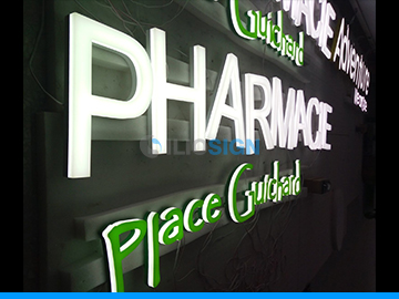 LED 3D letters for custom sign- front lit - pharmacy