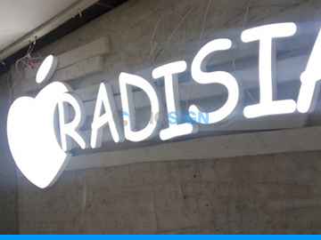 LED Reclame letters - face lit - restaurant