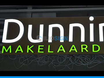 LED acrylic letters for signage - front lit - matress store